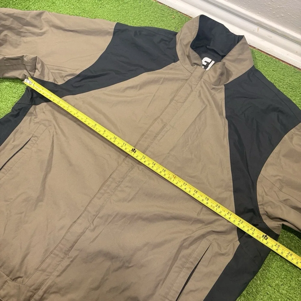 DryJoys by Foot Joy Men's LG Rain Suit Jacket & Pants Set Black Golf Wind